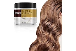 ‎REGAPOG Keratin haarmaske Collagen Hair Mask, Collagen Hair Mask, Haarmaske Für Geschädigtes Haar, Deep Repair Conditioning Argan Oil Collagen Hair Mask, Für Trockenes (1PCS)