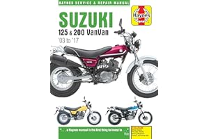 Suzuki RV125/200 VanVan (03-17) Haynes Repair Manual