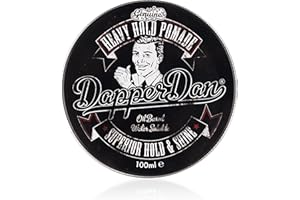 Dapper Dan Heavy Hold Pomade, Produit coiffant pour homme à tenue supérieure, 1 x 100 ml