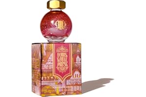 Ferris Wheel Press Fountain Pen Ink | FerriTales Collection | Scarlet Red with Blue Shimmer and yellow sheen | 20ml