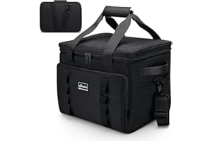 UPEELIFE Sac Isotherme 24L, Pliable Glaciere Souple Isotherme pour Femme Homme, Sac Uber Eats pour Famille Pique-niques, Camping, Plage, Courses, Livraison