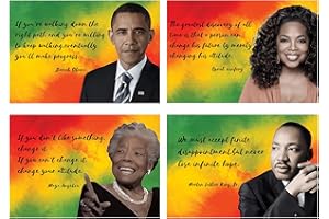 RVSTICTY Black History Month Backdrop Decorations Black History Month Poster Pan African American Wall Art Black History Month Decorations and Supplies for Party