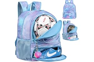 TRAILKICKER Sac à Dos de Basket-Ball en Maille Noire avec Compartiment pour Ballon et Chaussures pour garçons, Filles, Hommes, Femmes, équipements de Ballon, Tous Les lieux de Sport