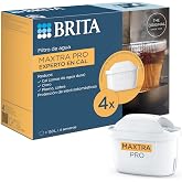 BRITA MAXTRA PRO Water Filter Cartridge Cal Expert pack 4 | Original replacement for BRITA jugs with extra lime filtration an