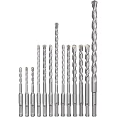 kwb SDS-Plus hammer drill set, 12-piece stone and concrete drill set, in plastic bag