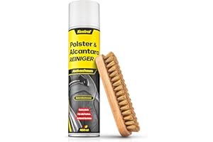 ‎KESTRAL KESTRAL Polster & Alcantarareiniger - Für Tiefenreinigung mit Leichtigkeit - Entfernt hartnäckigste Verschmutzungen - Ideal für Autoinnenraum wie Autositze, Dachhimmel & Textilien Made in Germany