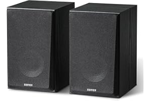 Edifier R990BT Enceintes Bluetooth pour Ordinateur – Enceinte de bibliothèque Active 2.0 – Moniteur de Studio alimenté pour PC, Smartphone, Tablette, boîtier en MDF, 24 W RMS (Paire)