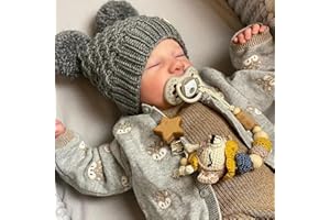 JIZHI Reborn Maschio - 20 pollici Realistico corpo Completo in Vinile Anatomicamente Corretto Bambole per Bambini con Accessori dai 3 Anni in su