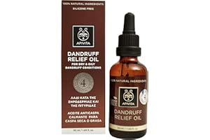 Apivita Dandruff Relief oil, reduces flakes ̶ relieves ̶ soothes (for oily and dry scalp)