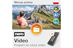 Nero Video 2025 na USB Stick | Program do edycji wideo | 8K | nieograniczona licencja | Windows 11/ 10 / 8 / 7