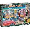 Falcon The Record Shop - 1000 Piece Jigsaw Puzzle for Adults - Beautifully Illustrated 1000Pc Adults Jigsaw Puzzle - Fun Activity for at Home, Puzzles for Rainy Days, Birthday Jumbo