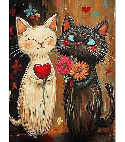 Hobby Creativo Relax MXJSUA Kit Diamond Painting Alberi Della Luna 30x40cm - Pittura Con Diamantini Per Adulti Kit Diamond Painting 5D