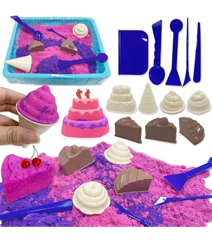 NiToy Lot De 5 Kg De Sable Magique - 5 Couleurs - Jouet Sensoriel - Cadeau De Sable Magique Pour Enfants - Idéal Pour Jeu Créatif En Intérieur - À Partir De 3 Ans