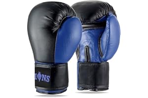 Lions Boxing Gloves for Men Women - Injection Mould Sparring Muay Thai Pro Training, Leather MMA Punch Bag, Heavy Punching Focus Mitts Pads Workout