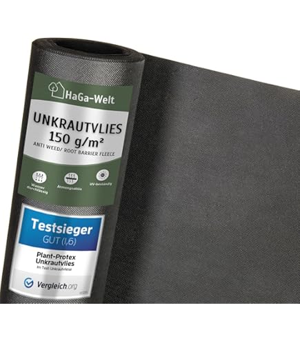 HaGa Toile à Rubans - 100g/m² | Désherbant Sans Produits Chimiques