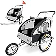 SAMAX Child Bike Trailer Jogger with Suspension Stroller