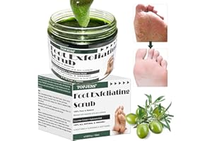 TOPJESS Fuß peeling, Foot Scrub, Fusspeeling, Foot Exfoliating, Fußmaske zur Entfernung von Hornhaut, für Thick Cracked trockene Fersenfüße, Geruch Eliminator, abgestorbene Haut, 150g