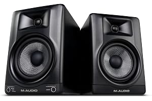 M-AUDIO BX5BT 5" Desktop-Studiomonitorer Par | Bluetooth, DSP, App-Styrning, för Mixning, Videoredigering, Podcasting, Programvara Ingår