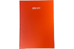 ARTH Academic Diary 2025-2026 A5 WTV Week to View - ORANGE
