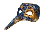 Masque De Venise Avec Nez Boland - Couleurs Assorties (Blanc, Bleu, Noir, Violet) - Pour Carnaval, Fêtes