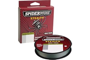 SPIDERWIRE Sigilo Spider Wire Stealth Trenza-Verde Musgo, 20 Libras, Unisex