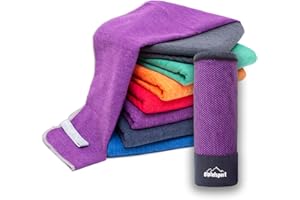 gipfelsport Mikrofaser Handtuch Set - Microfaser Handtücher für Sauna, Fitness, Sport | Strandtuch, Sporthandtuch | 8 Größen | 13 Farben