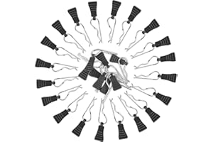 EUIOOVM 20 Stücke Deerc Ersatzteile RC Auto Clip Pins RC Körper Shell Pin RC Karosserie Clips Rc Karosserieklammern Bent Springy für 1/10 1/12 1/16 Fernbedienung Auto Shell Modell Ersatzteil