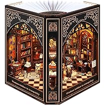 DIY Book Nook Mit LED - Magisches Miniatur Haus Zum Basteln