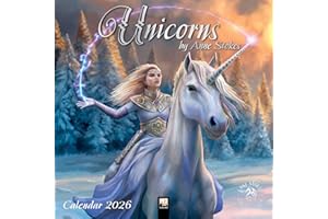 Unicorns by Anne Stokes Wall Calendar 2026 (Art Calendar): Original Flame Tree Publishing-Kalender [Kalender]