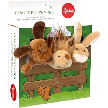 HANABASS 10er Set Plüsch Fingerpuppen Meerestiere - Weich & Süß Für Kinder