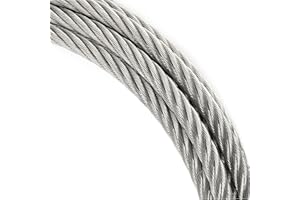 SS8 Wire Rope Steel Cable Premium Quality Galvanised Zinc Metal Wire Rope Cable Diameter: 1.5mm Length: 1m