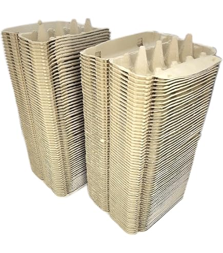 10 Eierkartons Aus Kunststoff - Blaue Eierboxen Für 30 Eier