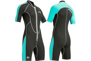 Cressi Lido Lady Shorty Wetsuit - Muta Shorty per Snorkeling, Nuoto e Sport Acquatici, in Neoprene Ultra Stretch 2 mm, Donna