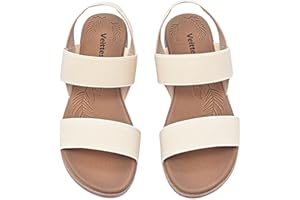 Veittes Sandalias planas para mujer - Moda Slip On Trenzado Puntera Tanga Tiras Primavera Verano Zapatos.