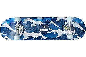 Ridge Skateboards - 32" x 8" concave - Complete surf skate board - Night Wave