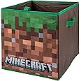 HOX Kids Minecraft Collapsible Storage Boxes with Handles Durable Fabric Foldable Storage Cubes | Compatible Ikea Kallax Furniture | Perfect For Organising Kids Room & Playroom