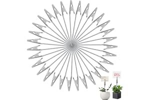 DesertBoy 50 Stück Metalldraht Krokodilklemmen Halter Memo Clip DIY Handwerk Draht Clip Hinweis Clips Krokodil Memo Clip Memo Clip Halter Ständer Krokodilklemme Foto für Hochzeit Geburtstag Tischdeko