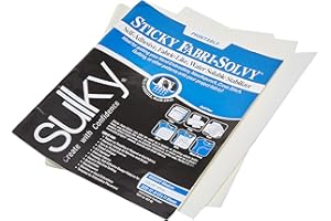 Sulky stabilizer, Paper, White, 8.5" x 11" 12-Pack