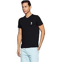 US Polo Association Men's Solid Regular Fit T-Shirt