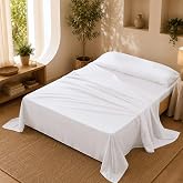 Bed Sheets 90 x 190 cm - 3 Piece Sheet Set - 100% Soft and Breathable Microfiber - Fitted Sheet, Top Sheet and Pillowcase - L