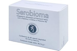 Bromatech Serobioma - Integratore Alimentare Fermenti Lattici - 48 Capsule da 0,42 gr