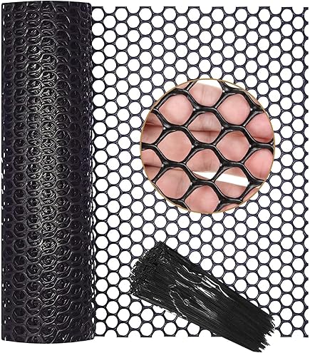 LARS360 1 x 50 m safety net, plastic protective net, construction fence