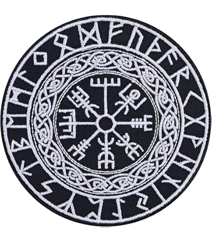 Aufnäher Odins Krieger - Bogen B1 Design In Verschiedenen Größen (10x3cm)