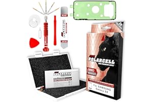 PolarCell Akku für Samsung Galaxy S8 SM-G950F | ersetzt Original-Akku EB-BG950ABE | mit Werkzeug & Rahmenkleber im Profi-Set | 3200mAh Starke Ersatz-Batterie | selektierte A+ Qualitätszellen