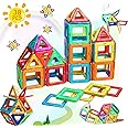 ToyDen 38 Pcs Magnetic Blocks for Kids Magnetic Tiles Building Constructing & Creative Learning 3D Premium Next-Generation DIY Educational Toy Kit for Kids Stem Development,Multi
