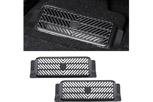 BASENOR Tesla Model 3 pokrowce na tylne siedzenia, ochrona kratki wentylacyjnej 2016-2023, zestaw 2 szt