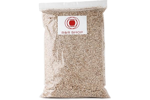 R&R SHOP – Vermiculite Fine Expansée, PH Neutre idéale pour la Germination, la Croissance des Plantes, Champignons et Animaux de Terrarium (20L)