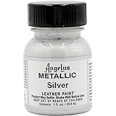 Angelus Vernice Acrilica Per Pelle – Colore Trasparente? 28,3 Ml – Per Personalizzare Scarpe, Borse E Accessori – Collezione Pelle Pittura