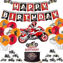 Motorrad-Babyparty Deko – „It's A Boy“ Jute-Banner Mit Bike-Design, Ideal Für Motto-Partys