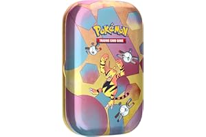 Pokémon TCG: Scarlet & Violet—151 Mini Tin – Electabuzz (2 Booster Packs, 1 Coin & 1 Art Card)